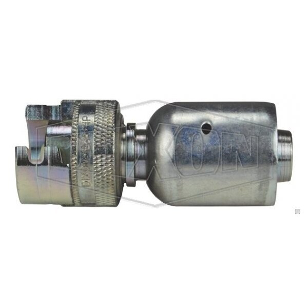 Dual-Lock P Series Thor Interchange Quick Disconnect Coupler with Ferrule, 1/2 in Nominal, Steel, D